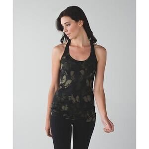 Lululemon Cool Racerback Butterfly Green- Size 2